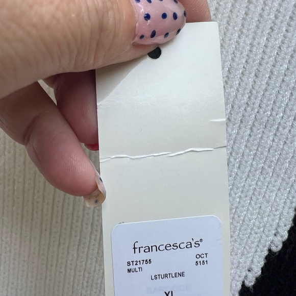 MIAMI by Francesca Colorblock Turtleneck sweater dress Women’s XL NWT NEW - Picture 10 of 12